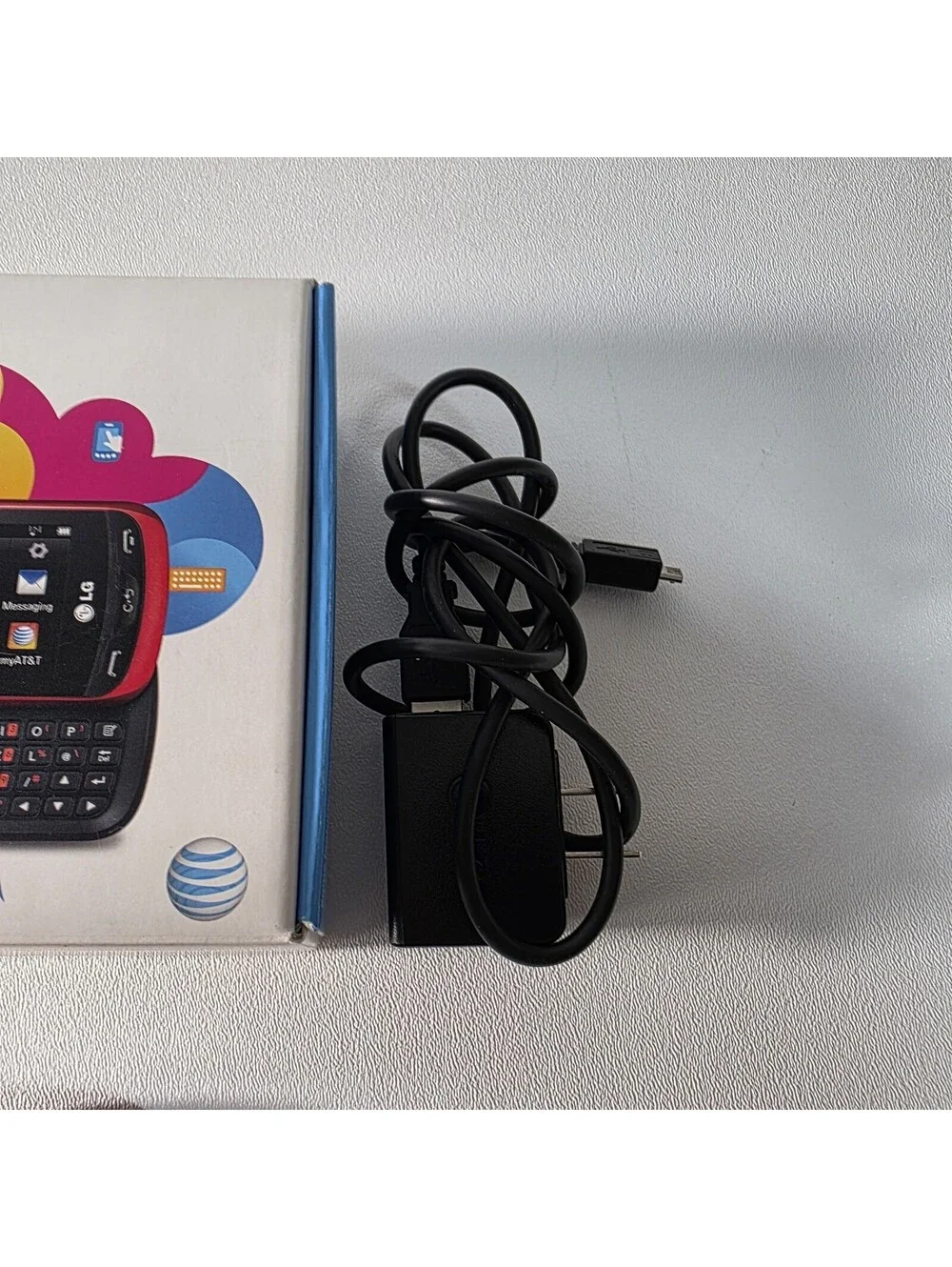 LG Xpression C395 Red Slider 3G Touch Slider Cell Phone Tested